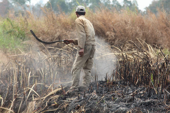A resident of Muning Dalam village. © Budi Kurniawan