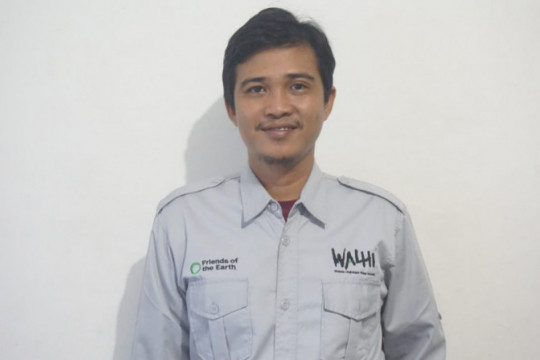 Executive Director of Walhi South Sumatra and Coordinator Simpul Jaringan Pantau Gambut - South Sumatra ©Malinda