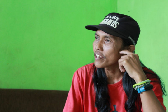 Executive Director of Walhi South Kalimantan and Coordinator of Simpul Jaringan Pantau Gambut - South Kalimantan ©Pantau Gambut