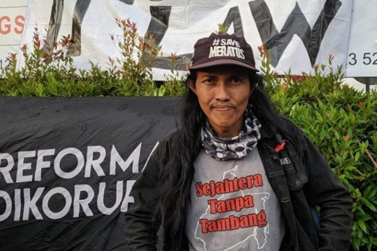 Executive Director of WALHI South Kalimantan and Coordinator of Simpul Jaringan Pantau Gambut South Kalimantan ©Pantau Gambut