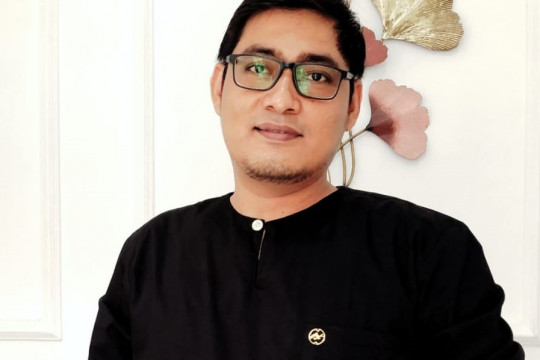 Director of Kaliptra Andalas and Coordinator of Simpul Jaringan Pantau Gambut Riau ©Pantau Gambut