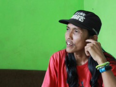 Executive Director of Walhi South Kalimantan and Coordinator of Simpul Jaringan Pantau Gambut - South Kalimantan ©Pantau Gambut